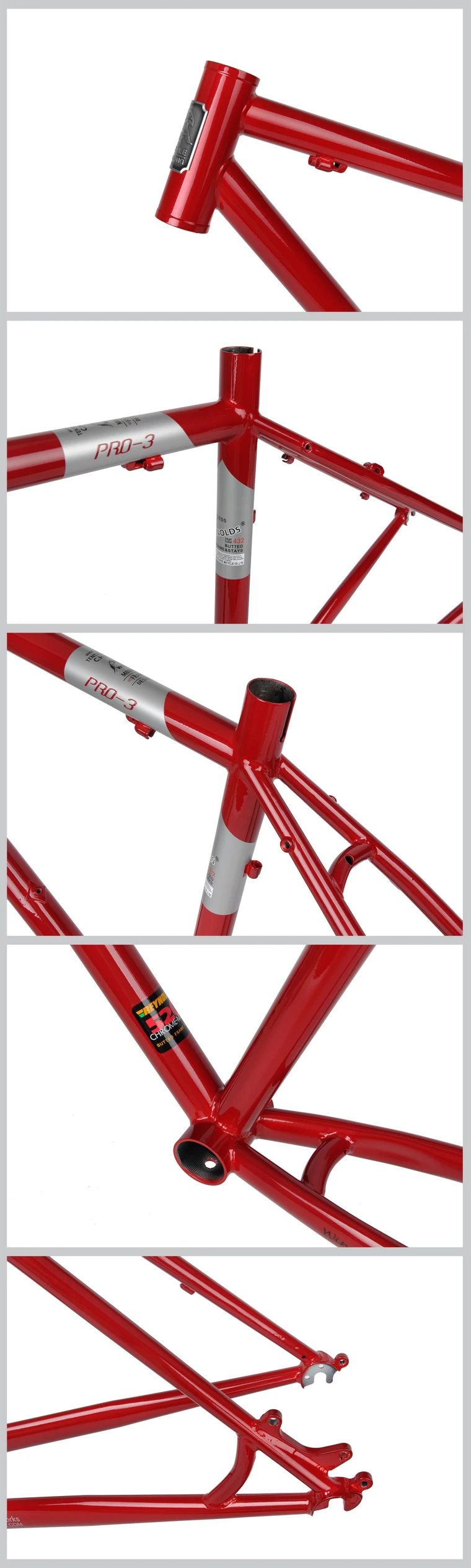 DARKROCK windspeed PRO-3 MTB рама 26 дюймов Рейнольдс 520 сталь s горные детали рамы велосипеда CR-MO сталь