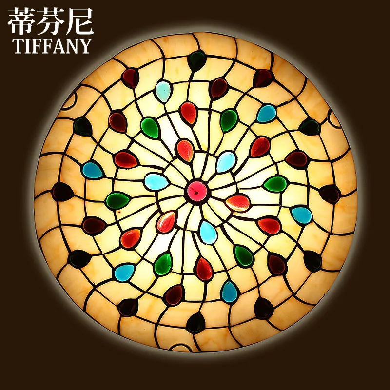 Европейский стиль потолочный купол света средиземноморская гостиная столовая