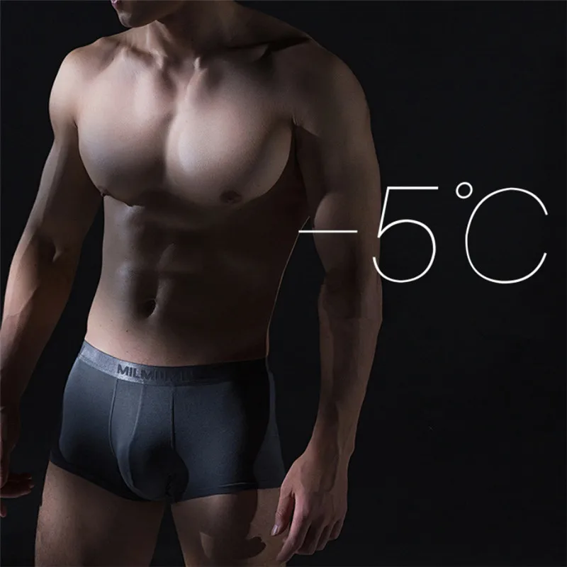 Exit Mens Sweat-wicking Technology Underwear Air Conditioning Ventilation Underpants Super Comfortable Breathable Panties
