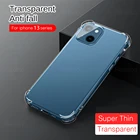 Противоударный прозрачный мягкий чехол для iPhone 13 12 mini, силиконовый чехол для телефона iPhone 13 12 11 Pro Max XS Max Xr SE 2020 8 7 6, чехол