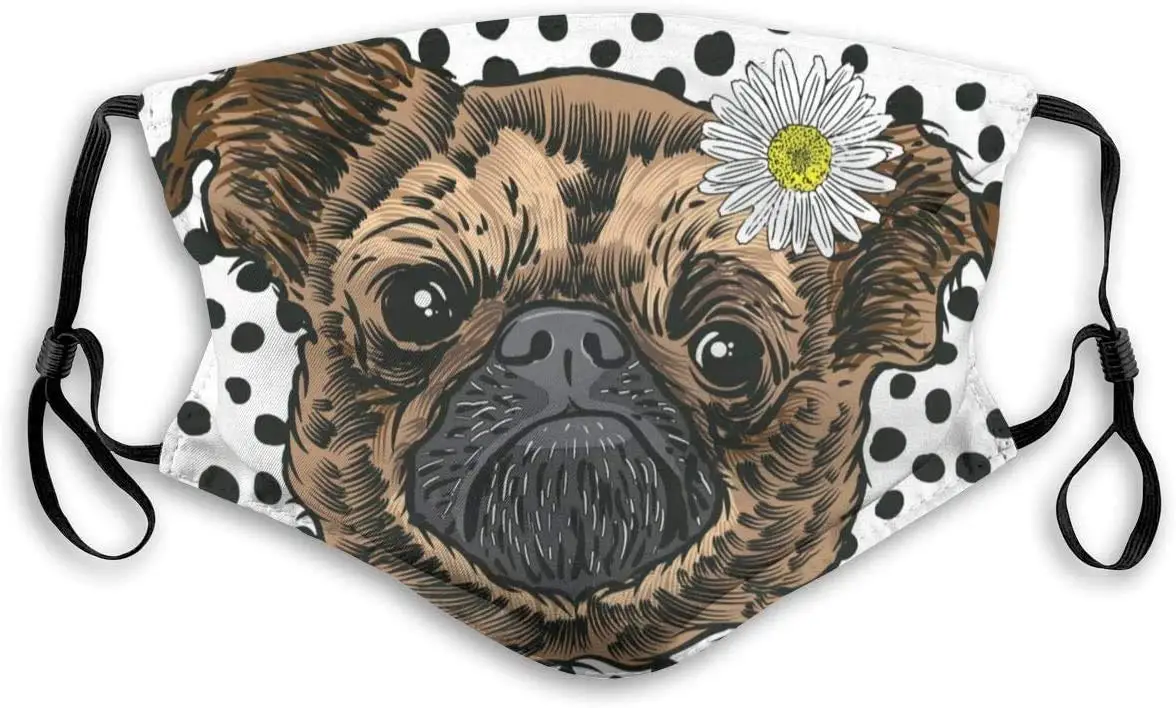 

ENVEkD Fillter Cloth for Men Orange Rose Warm Cold Cloth Anti Dust Ear Loops for Running Double Protectioncolor45.9X7.9in