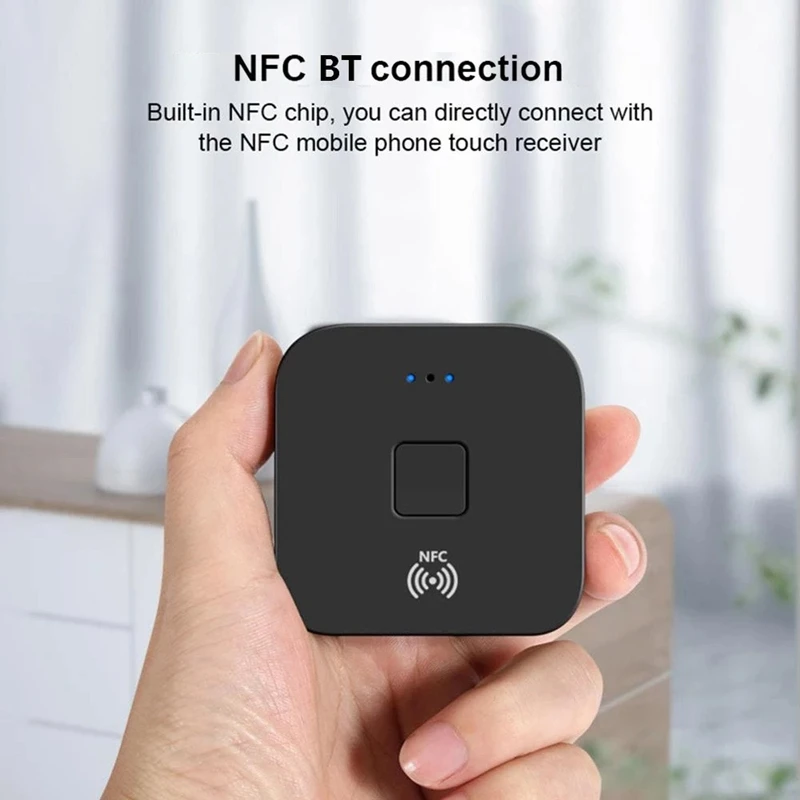 WB11 Bluetooth 5 0 приемник беспроводной o адаптер APT-X NFC CVC6.0 с микрофоном AUX Out для