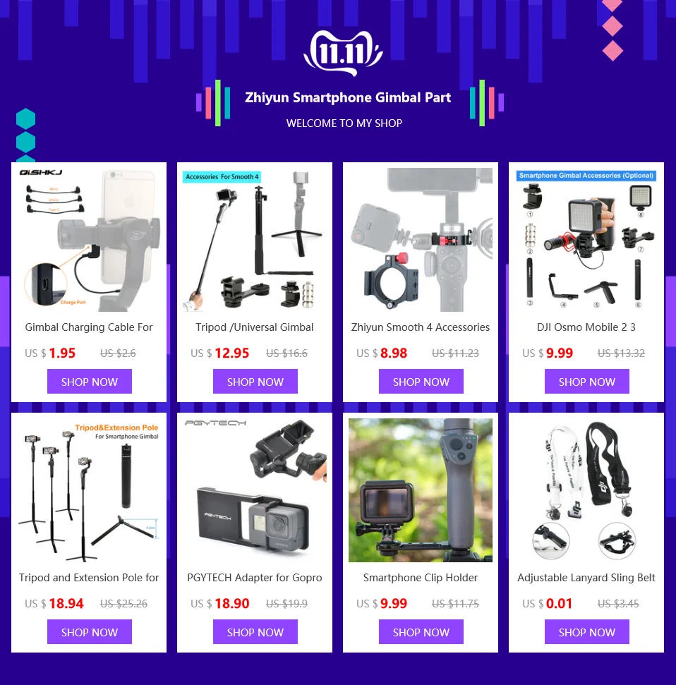 BY-MM1 микрофон светодиодный штатив Vlogging комплект для Zhiyun Smooth 4/Smooth Q/DJI OSMO Mobile 2/Feiyu Vimble 2 Gimbal аксессуары