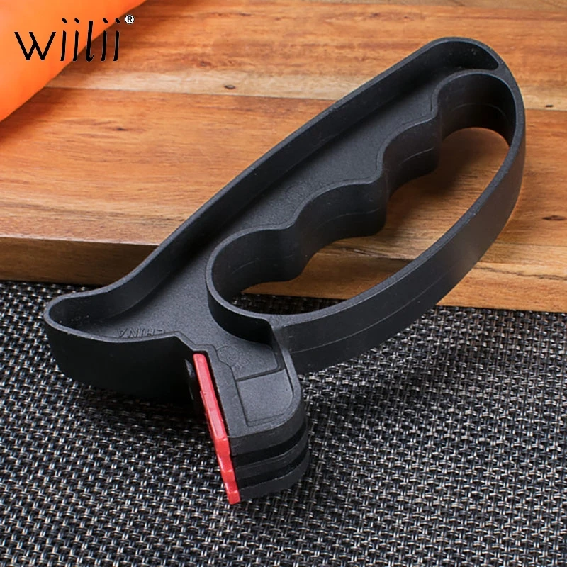 Wiilii 2 в 1 точилка для ножей карманный нож ножничный лезвия ножа идеальный