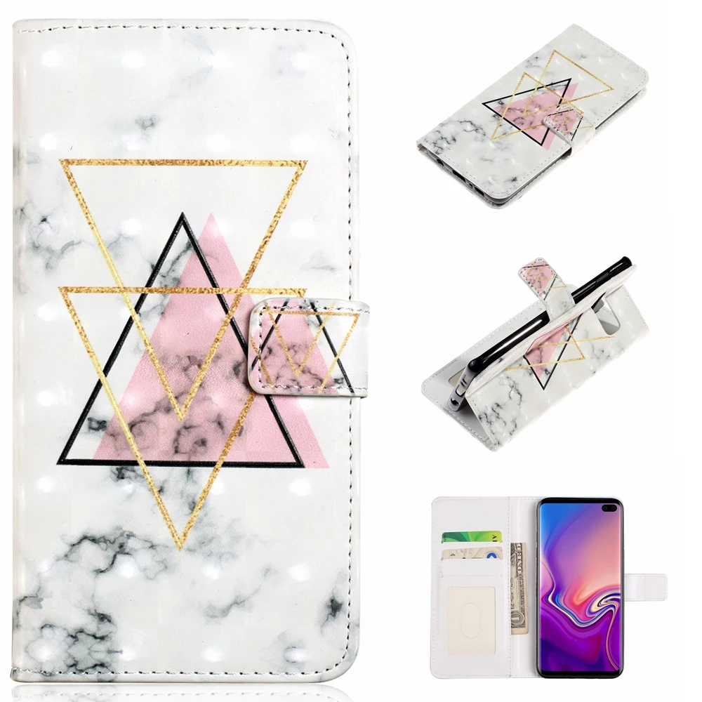 CHN чехол Модный Магнитный кожаный чехол для телефона для samsung Galaxy S6 S7 Edge S8 S9 S10 Lite Plus 5G чехол-кошелек флип-чехол PU чехол s
