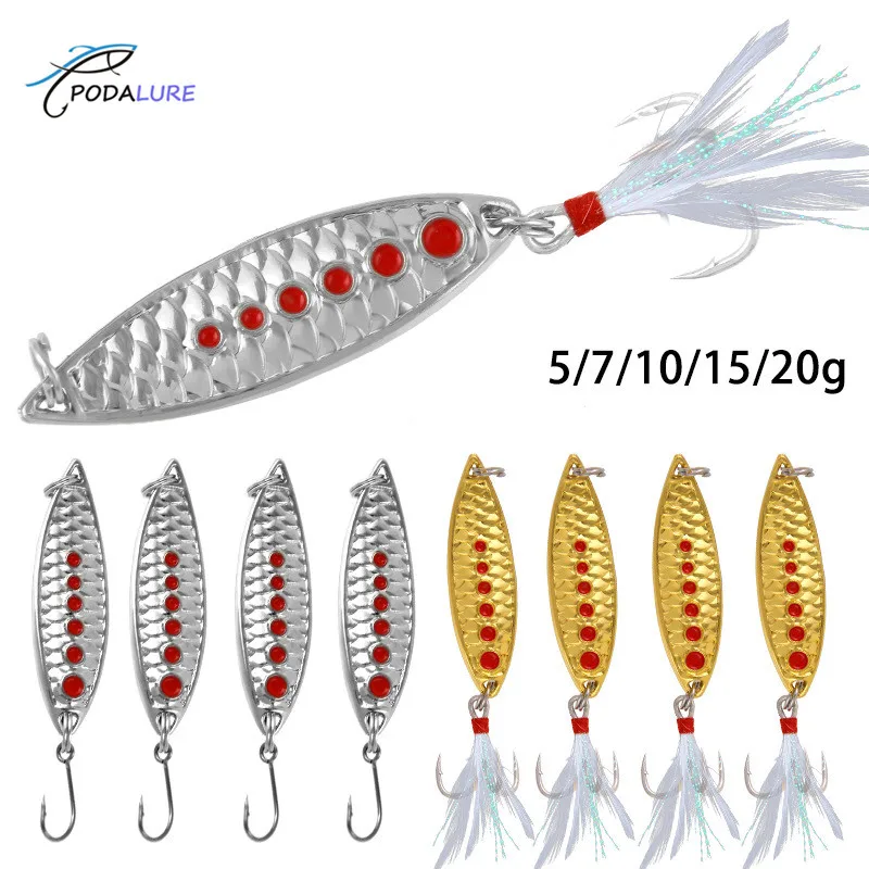 

Рыболовные приманки в виде ложки Leech