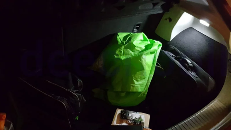 Комплект из 9 светодиодных ламп чистого белого цвета для номерного знака +