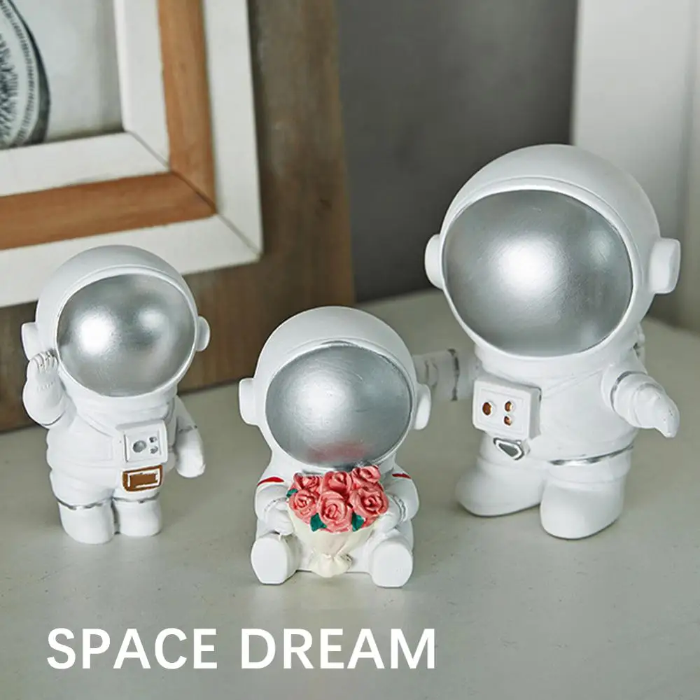 Статуэтка астронавта настольное украшение из смолы Топпер для торта