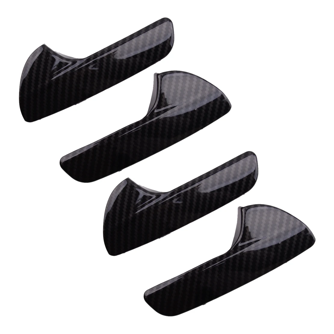 

1 комплект декоративных рамок для внутренней дверной ручки автомобиля, накладки из углеродного волокна для Jeep Grand Cherokee 2011-2017 2018 2019 2020