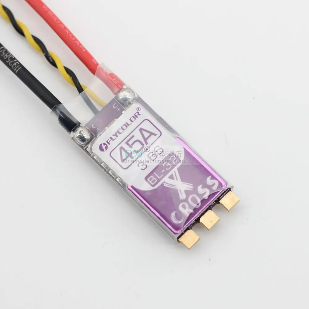 FLYCOLOR BLHeli_32 35A 45A 50A X Cross бесщеточный электронный контроллер скорости ESC 3 6S Dshot1200/RGB