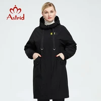 astrid 2021 womens spring autumn trench coat women jacket oversize zipper outerwear female long windbreaker clothing as 9741
