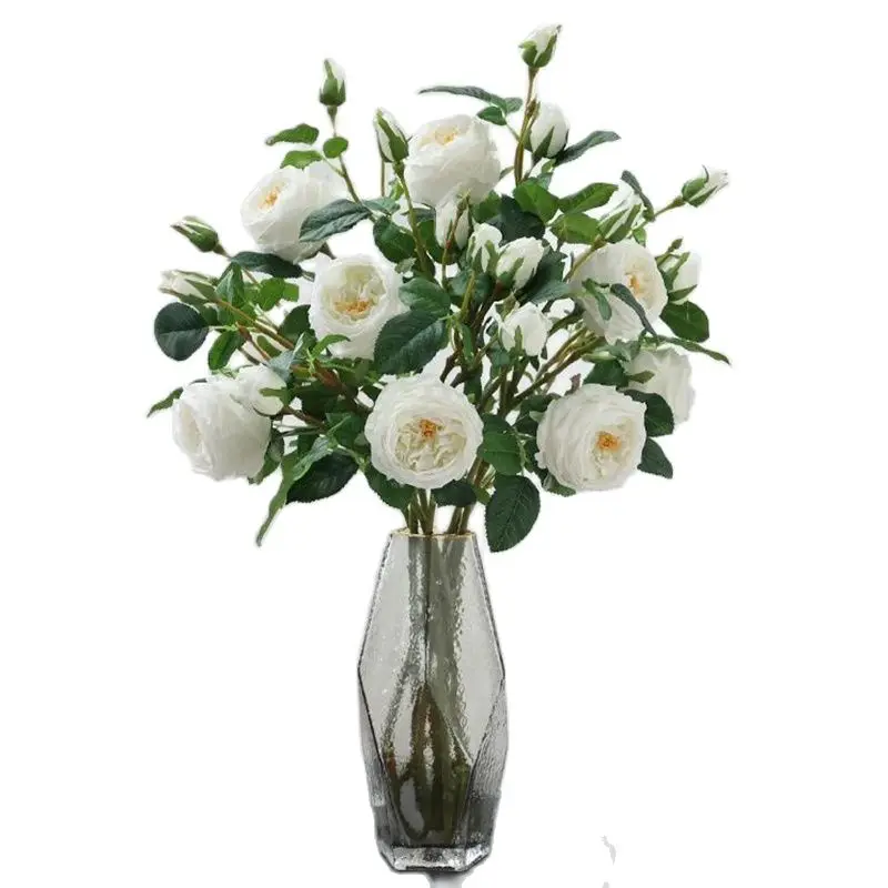 Увлажняющая роза с имитацией длинного стебля Остина (3 головки/штука) имитация