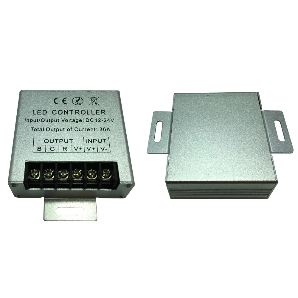 ИК-контроллер RGB DC12V 24V Макс нагрузка 432 Вт светодиодный Бильярдный Светильник