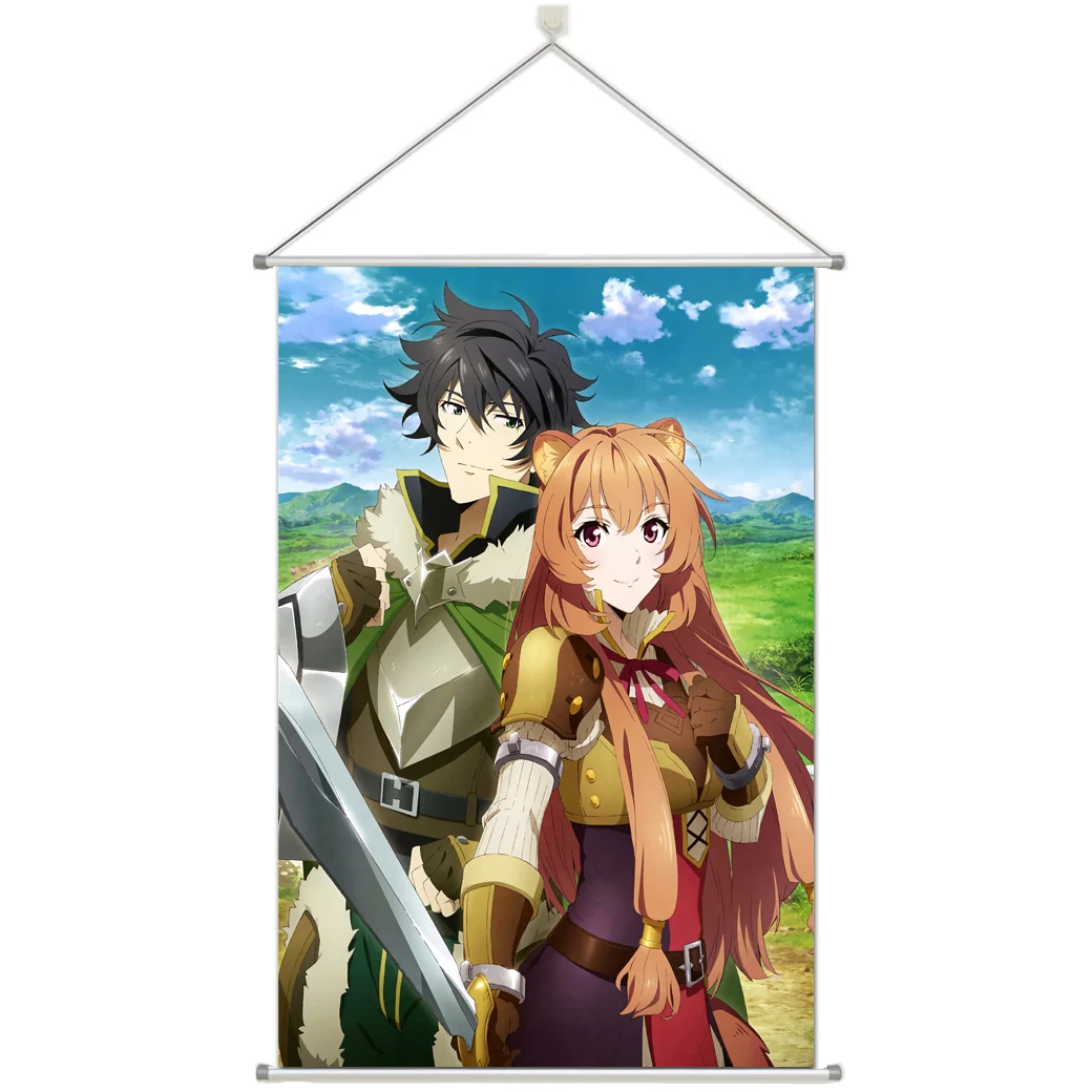 

Anime Tate no Yuusha no Nariagari Prsonalize Customer Made Alloy Fabric Wall Poster Scroll 60x90cm 24x36inches