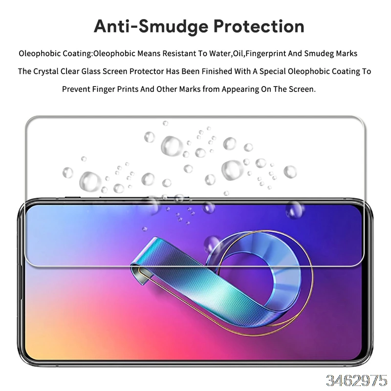 Закаленное стекло для Asus Zenfone 6 7 ROG Phone II 2 3 Strix ZS661KS ZS660KL ZS630KL ZS600KL защитный чехол