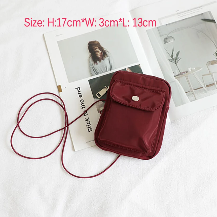 

Fashion Oxford Cloth Mini Crossbody Bags For Ladies Casual Mobile Phone Bag Summer Shoulder Bags Mini Women Card Bag Purese New