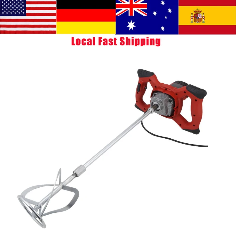 Промышленный Класс Ступка миксер Red 1500 Вт ручной 6-ступенчатая Электрический для