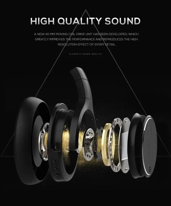 HOLY SERPENT M1 ANC активные шумоподавления беспроводные наушники Bluetooth гарнитура с супер HiFi глубоким басом 48H для музыки