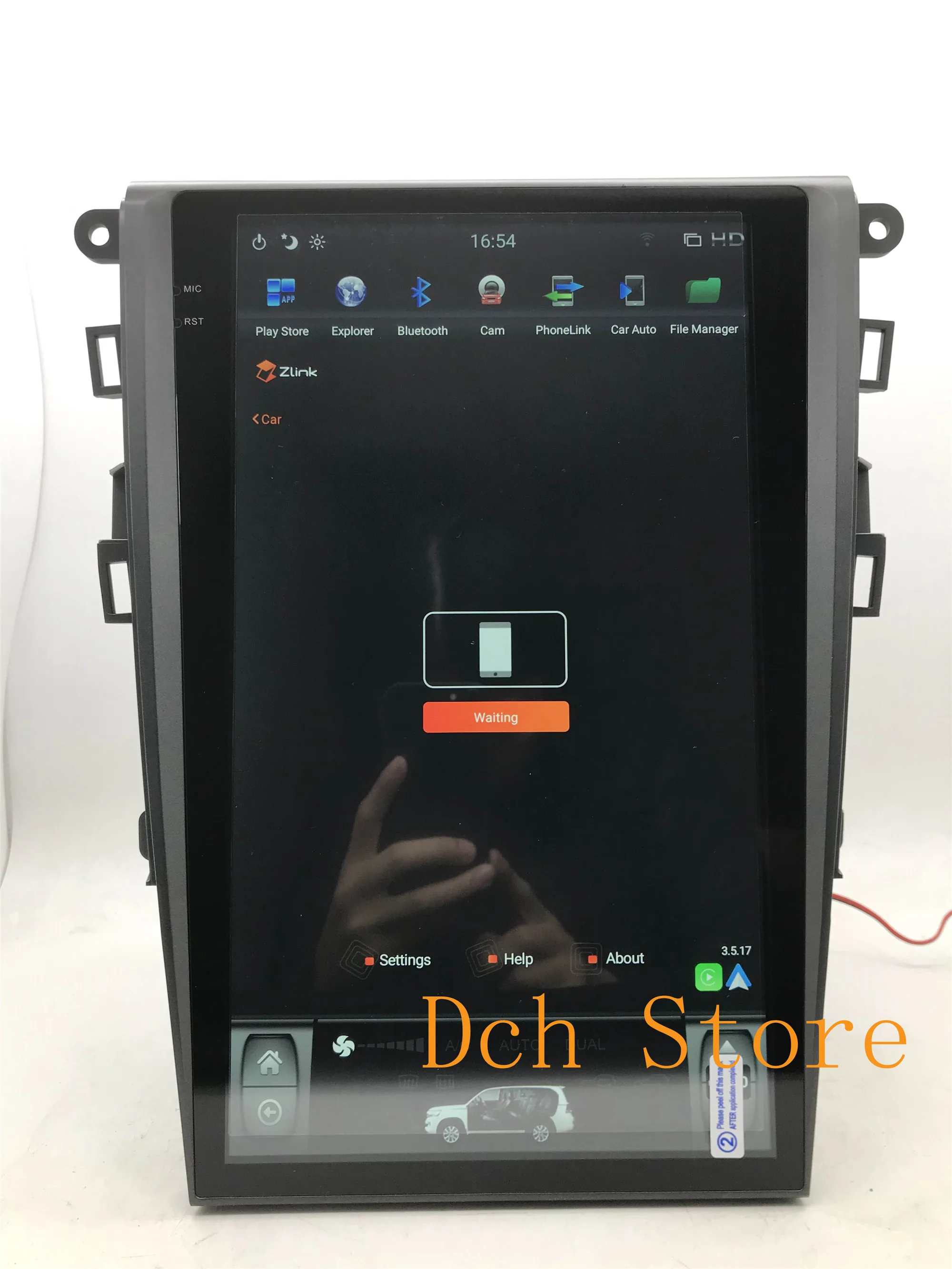 13 6 ''вертикальный автомобильный DVD плеер в стиле tesla Android 9 0 GPS навигация для Ford