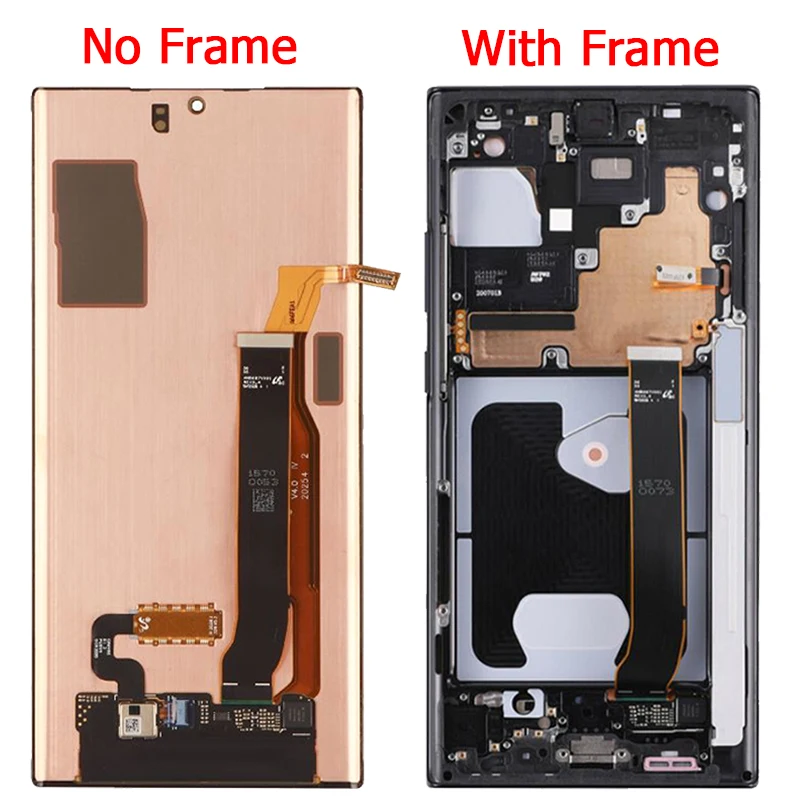 Pantalla LCD Original para Samsung Galaxy Note 20 Ultra, pantalla t&aacute;ctil con marco de 6,9 pulgadas, Note 20 Ultra SM-N986B, N986F-1