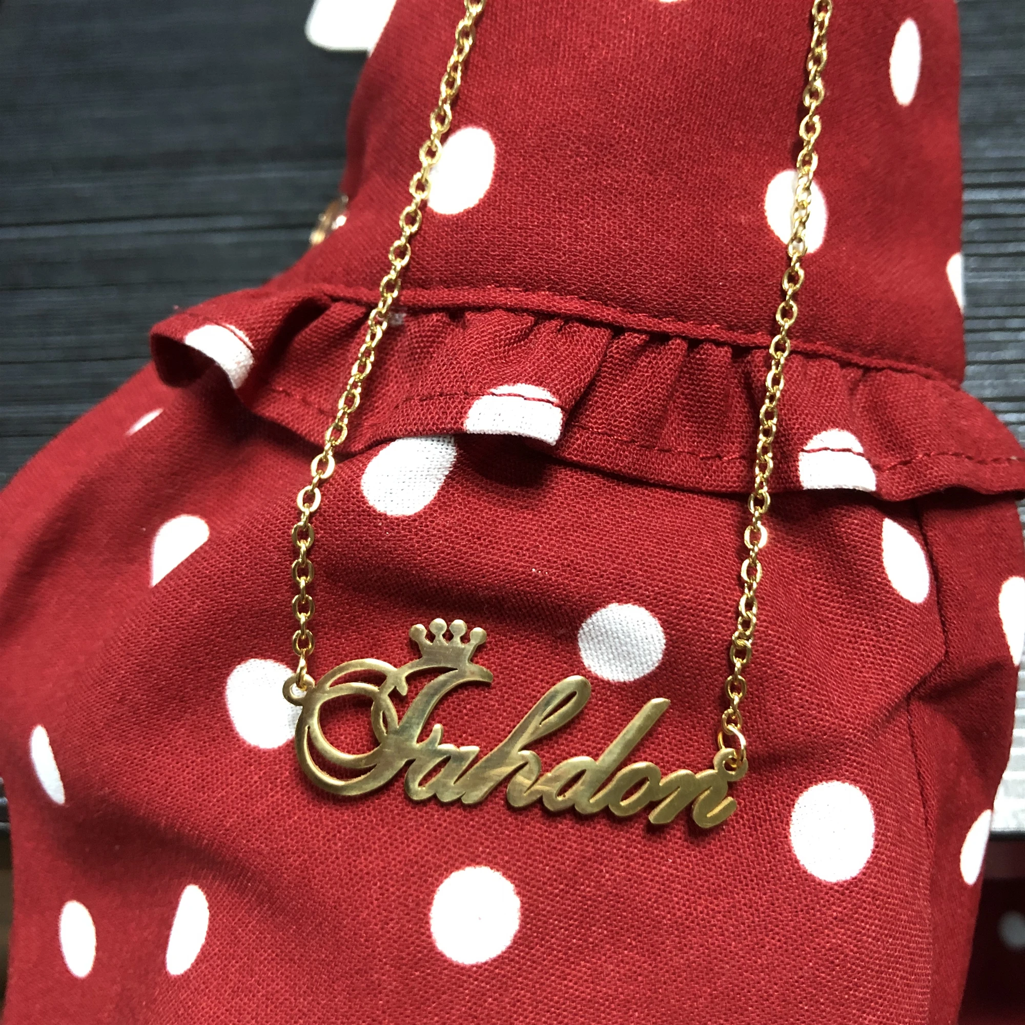 Персонализированное именное ожерелье с именем короны на заказ ювелирные изделия