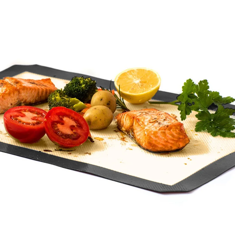 1 шт. многоразовый экологичный силикон коврик для выпечки антипригарный