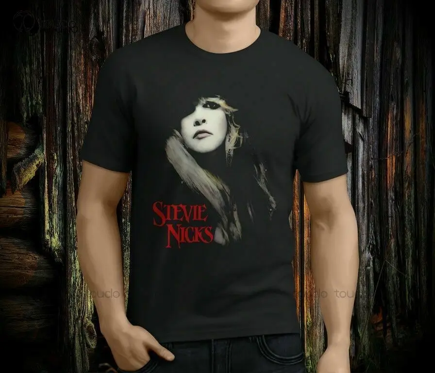 

New Popular Stevie Nicks 1989 Men'S Black T-Shirt Size S-5XL fishing shirts for men