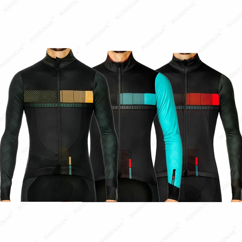 

New Spring Autumn Men's Cycling Jersey Long Sleeve Mtb Sport Riding Shirt Quick Drying Cycle Clothing Jacket Maillot Ciclismo