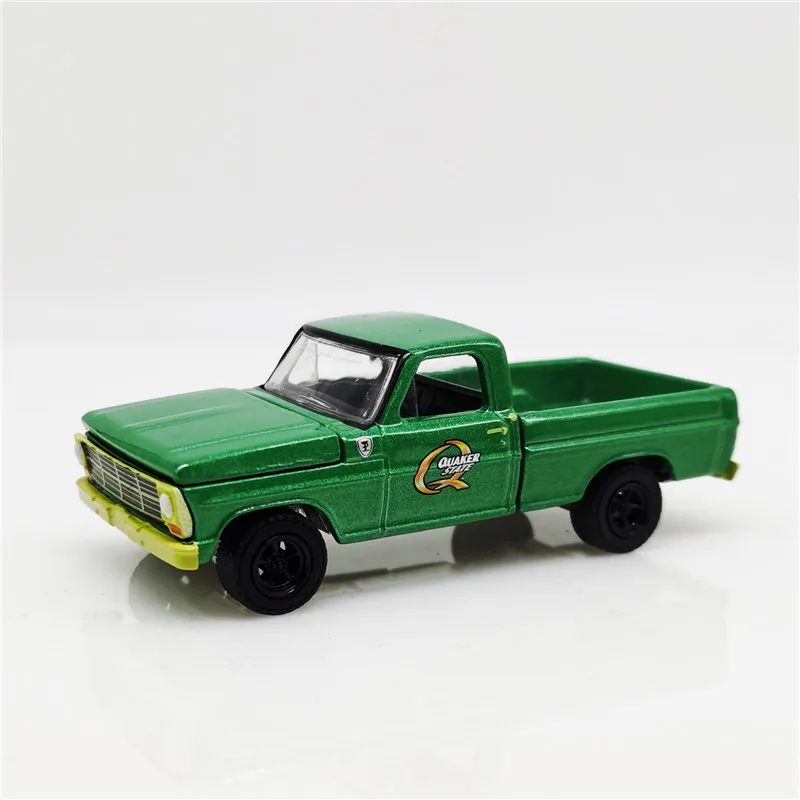 Greenlight 1:64 1969 Ford F100 Quaker State Green без коробки| |