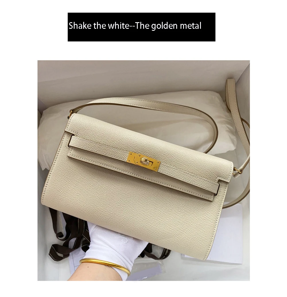 

DESIGNERS WALLET,Brand Purse,WOC Bag,Etoupe Color,Epsom Leather, Handmade Quality, Fast Delivery