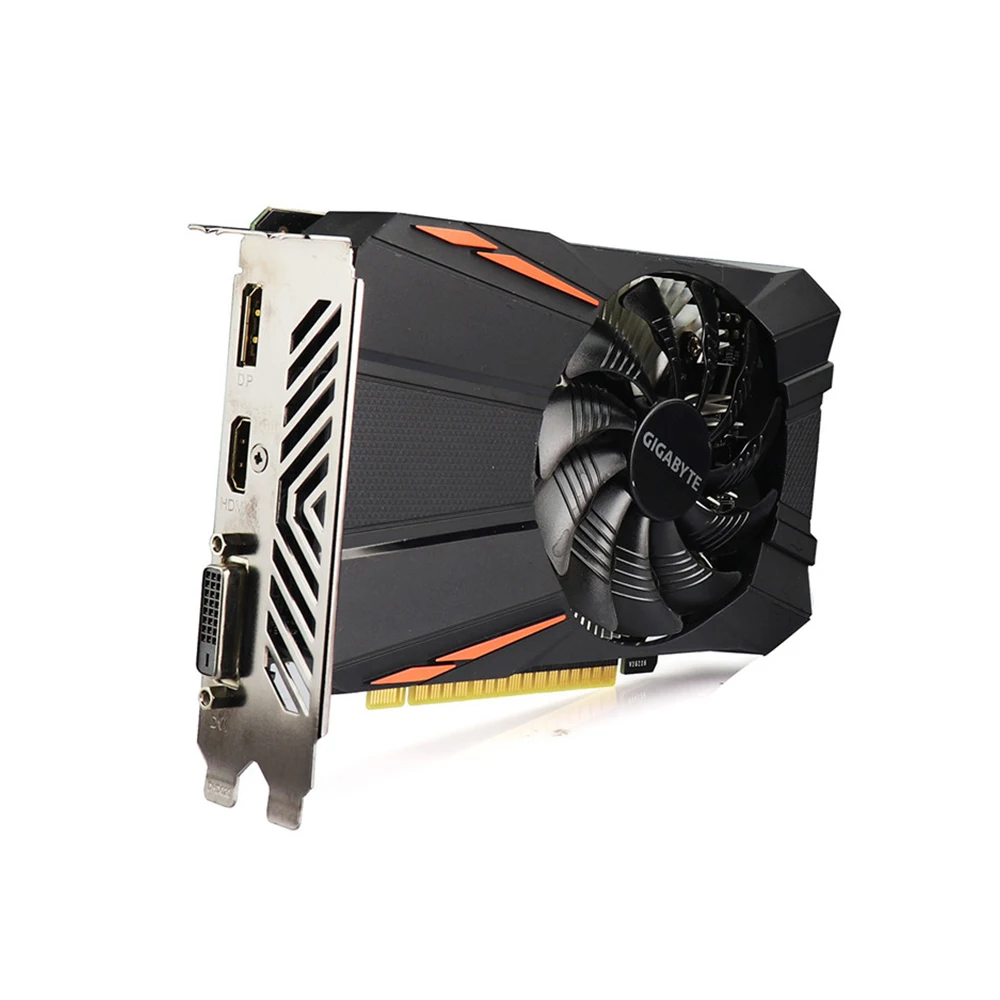 Видеокарта Gigabyte gtx 1050ti видеокарта NVIDIA GeForce gigabyte 1050 GDDR5 4 ГБ для ПК геймеров б/у