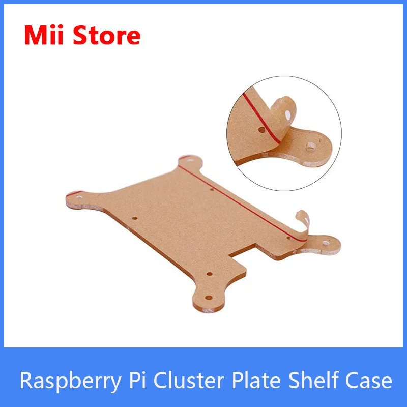 Raspberry Pi Stackable Cluster Plate Shelf 4B/3B/3B+/2B Model Multilayer Clear Stackable Case for Raspberry Pi images - 6