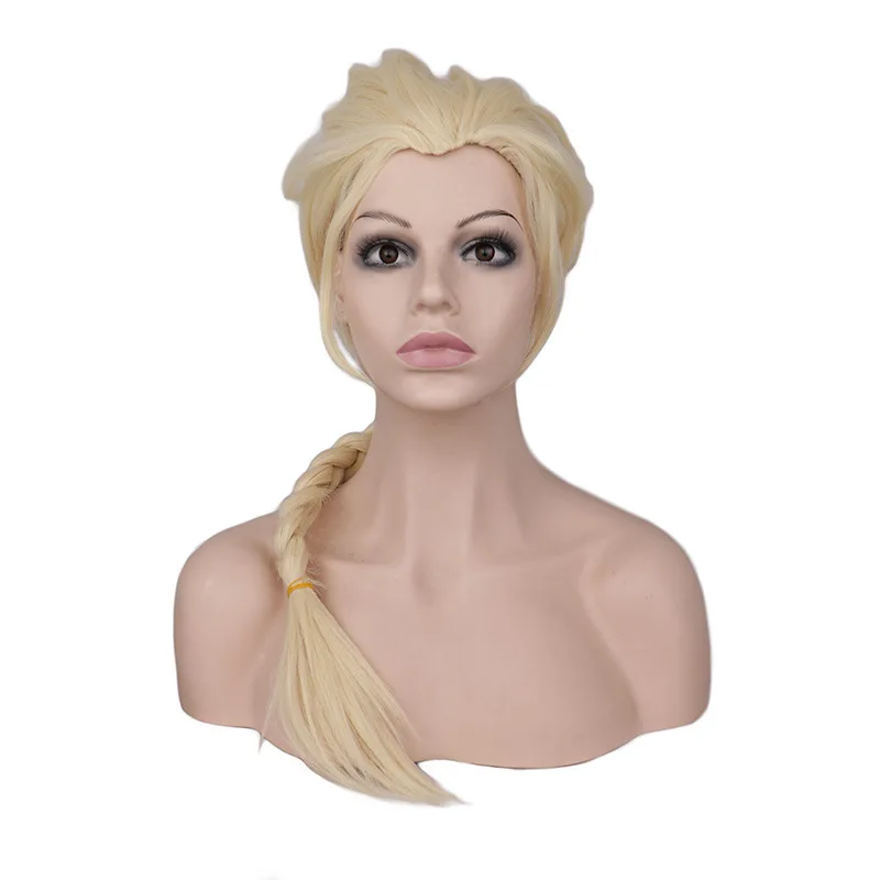 Only Wig VASHEJIANG взрослая Эльза Принцесса костюм аниме фантазия принцесса косплей одежда женщины кигуруми аниме Хэллоуин костюм для женщин - Цвет: Only Wig