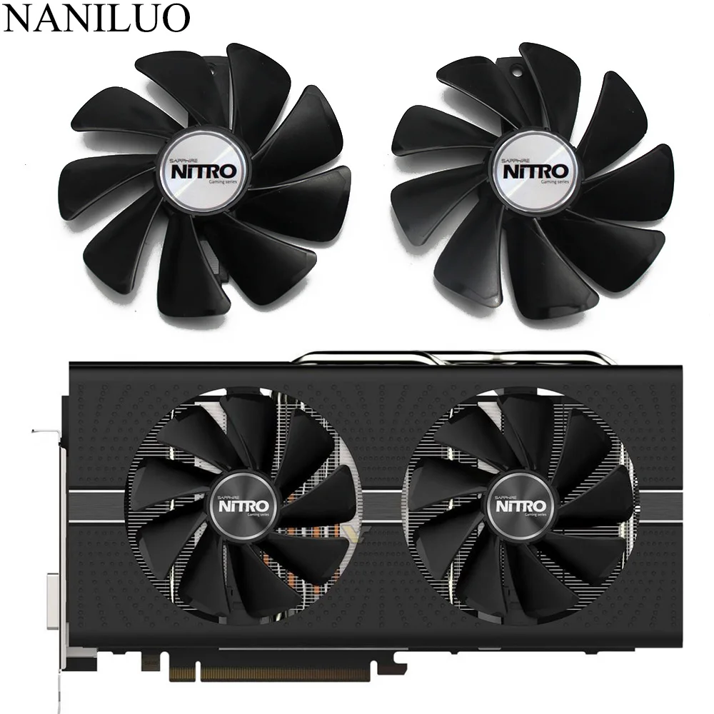 95 мм CF1015H12D DC12V кулер сменный вентилятор для Sapphire NITRO RX480 8G RX 470 4G GDDR5 RX570 / D5 RX580