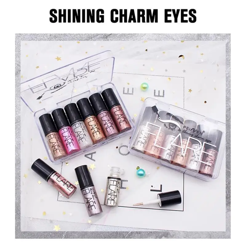 Жидкие блестящие тени для век TSLM2 набор макияжа с блестящими бриллиантами и