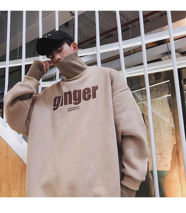 LAPPSTER, Мужская Уличная одежда, Harajuku, водолазка, толстовки,, флис, корейская мода, мужские, поддельные, две части, толстовки, хип-хоп, худи