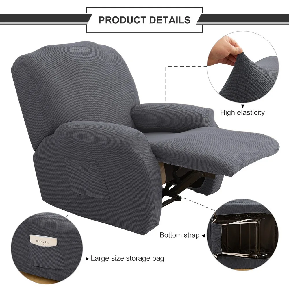 jacquard stretch sofa cover recliner protection pad waterproof non slip furniture cover recliner armchair cover home decor free global shipping