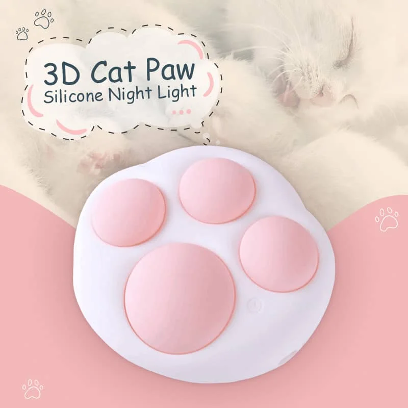 3D кошка лапой силиконовые ночной Светильник| |