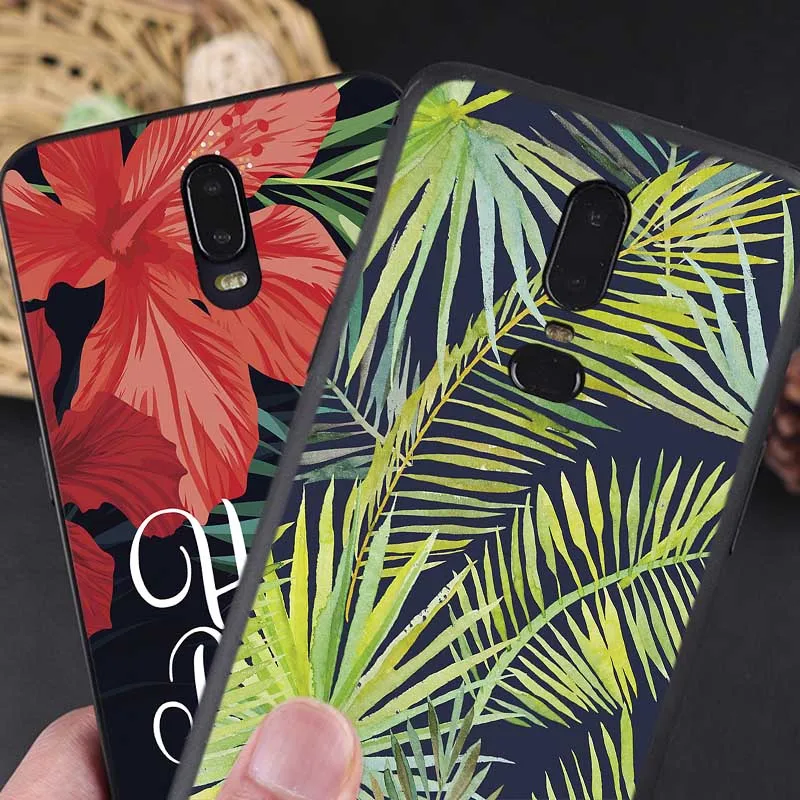 Phone Case for oneplus one plus 7 pro 7t 6 6t 5t Soft silicone Cover Tree Leaves |