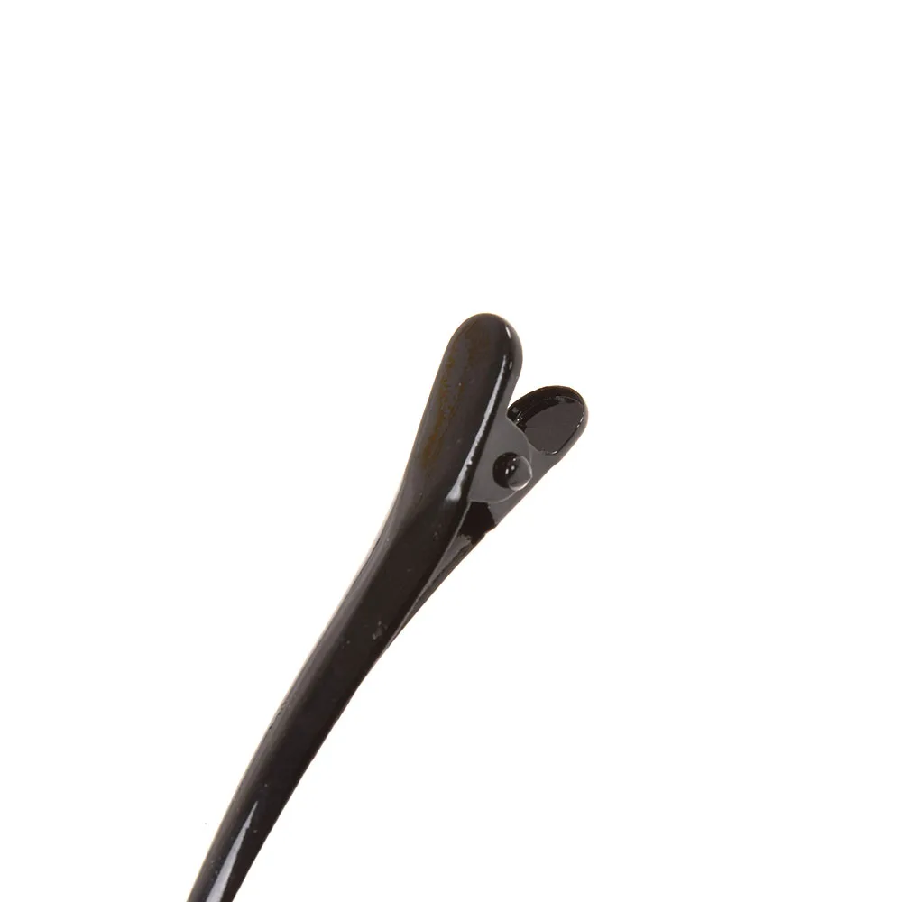 10 шт./лот сделай сам черная металлическая прическа с одним зубцом зажимы для