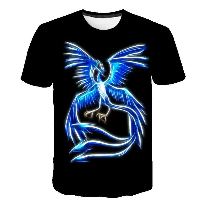 

Kids T-shirt Anime Pokemon Printed mochila Short Sleeve manga Costume Cool Funny Kawaii Cute Tshirts Harajuku Casual tee shirt