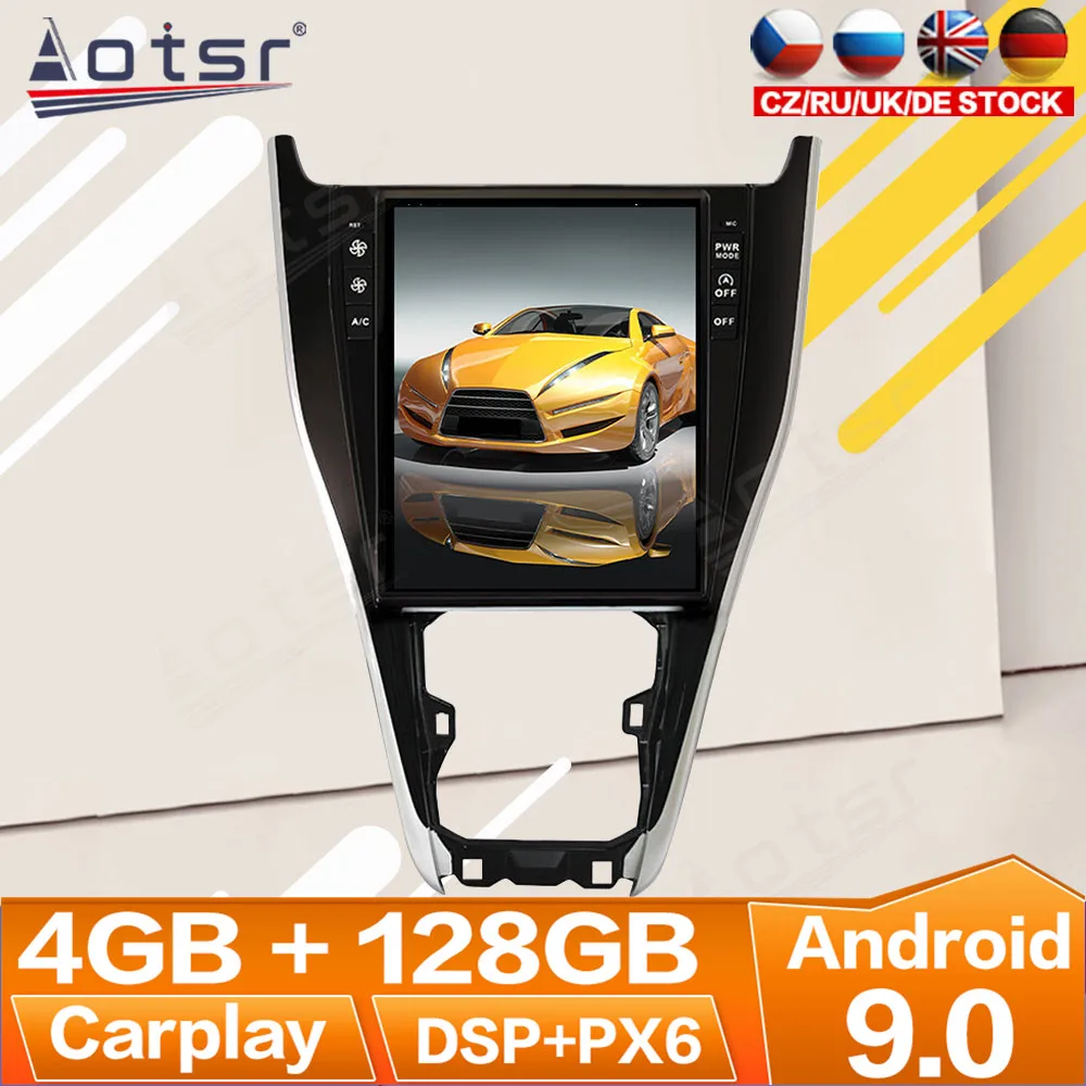 

128GB For Toyota Harrier 2013 2014 2015 - 2018 Android Radio Multimedia Car Cassette Recorder Stereo Player Tesla Navi Head Unit