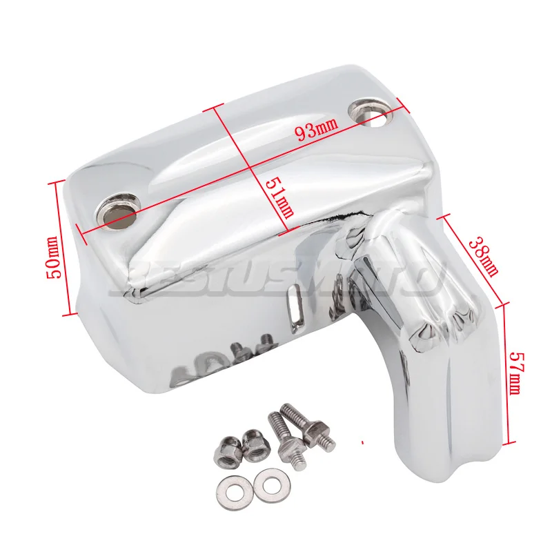 МОТОЦИКЛ хром черный главный тормозной цилиндр для переднего колеса Крышка Honda