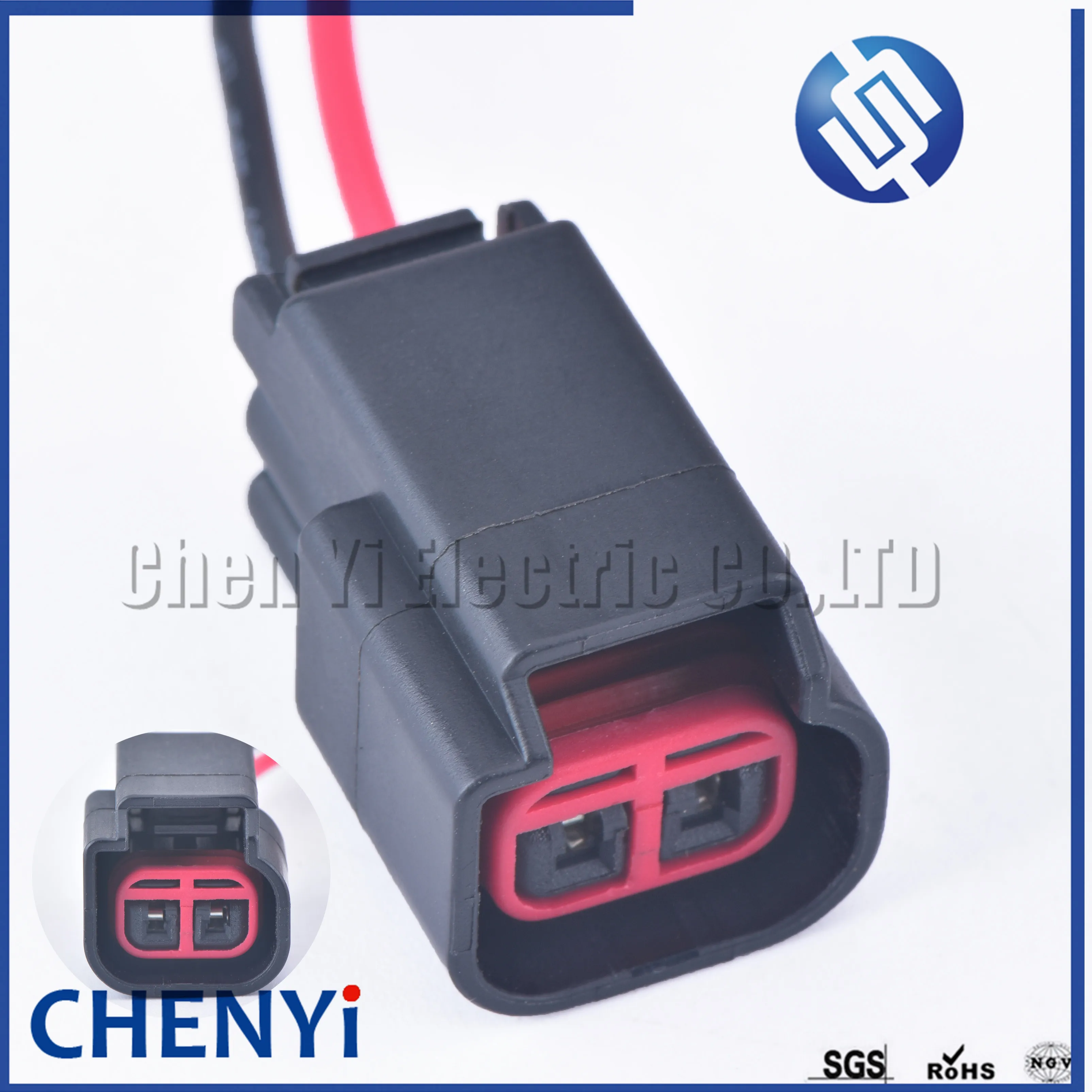 

2 Pin КС заглушка инжектора катушки зажигания автомобильной водонепроницаемый разъем для Ford Focus Mondeo Kuga EPC E-4014 E4014 с проводами