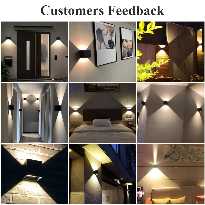 Светодиодсветодиодный Настенные светильники IP65 водонепроницаемый уличный и