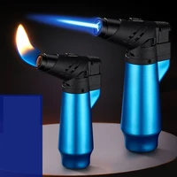 torch turbo lighter gas lighter transparent windproof two flames bbq kitchen cooking jewelry welding smoking cigarette lighters