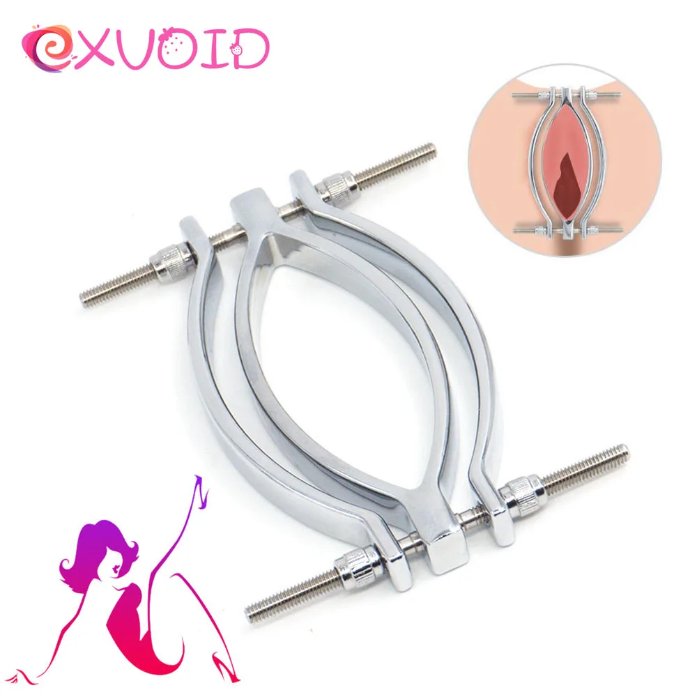 Металлический разветвитель EXVOID для стимуляции клитора и влагалища секс игрушки