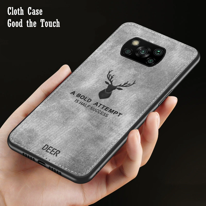 Прочный тканевый чехол для телефона Xiaomi Poco X3 NFC M3 M4 F3 Mi 11 Lite 12 9T 10T 11T Redmi Note 9 9S 10 Pro с