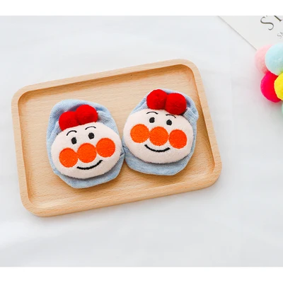 red face baby sock Детские носки с объемным рисунком для детей от 0 до 12 месяцев хлопковые нескользящие носки для маленьких девочек Skarpetki kids Niemowlak calcetines monster, носки для новорожденных мальчиков - Цвет: red face baby sock