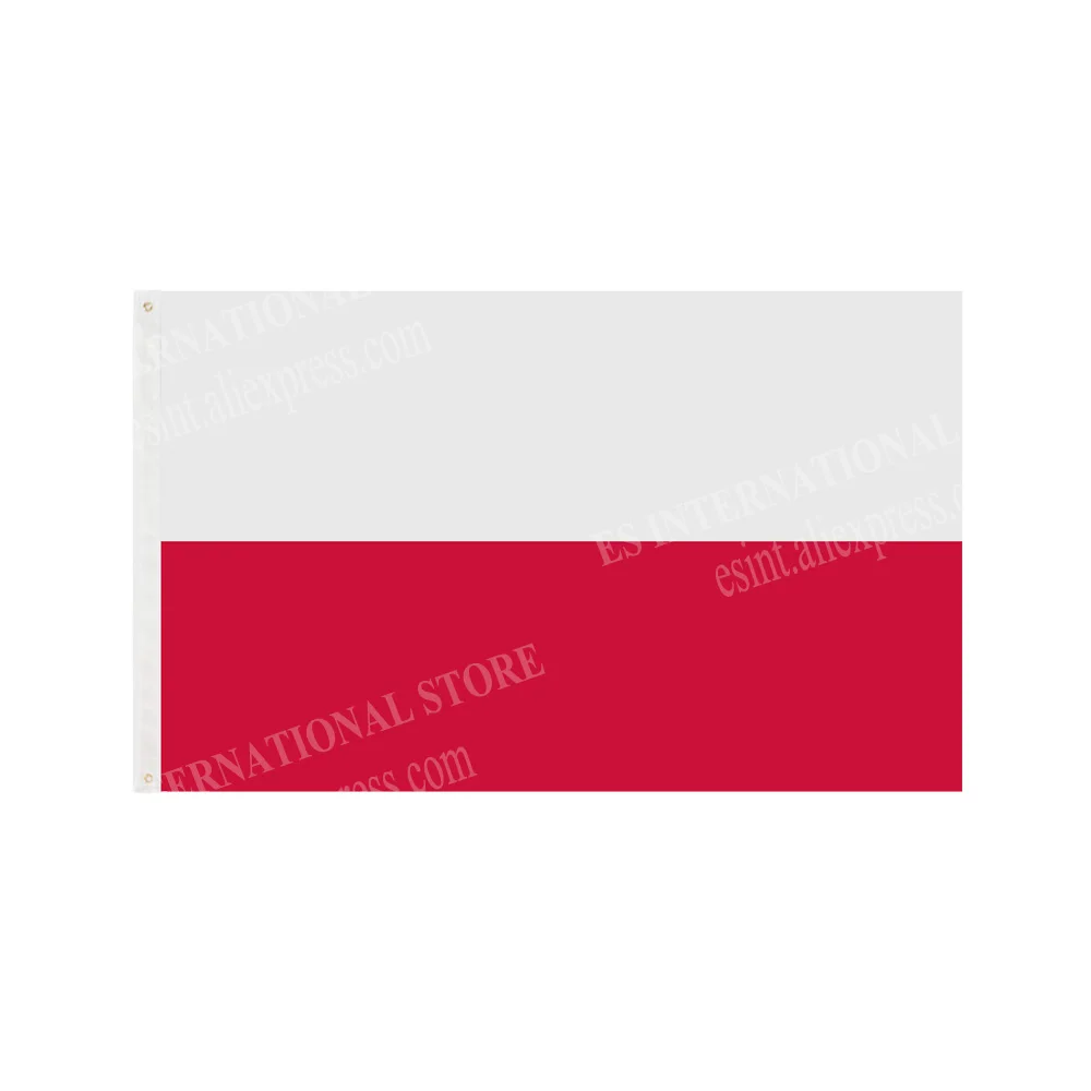 

Флаг Польши, Национальный полиэстер, баннер, летающий 90x150 см, 3x5 футов, флаг по всему миру, уличный